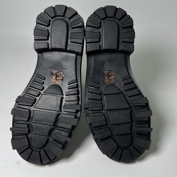 Rag & Bone Chunky Black Rubber Boots - sz 39 - Picture 7 of 8